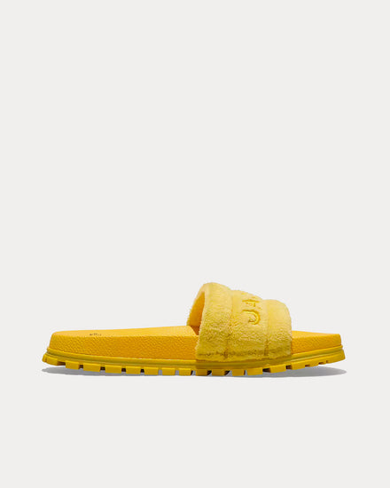 Marc Jacobs The Terry Yellow Slides - 1