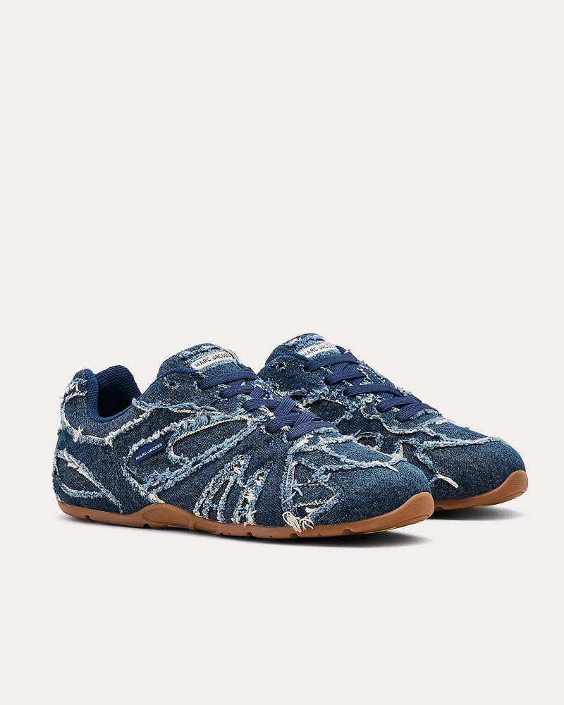 Marc Jacobs The Denim 72 Spring Blue Low Top Sneakers - 3