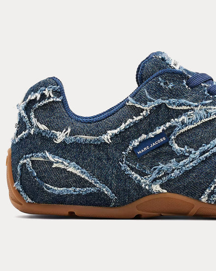 Marc Jacobs The Denim 72 Spring Blue Low Top Sneakers - 4