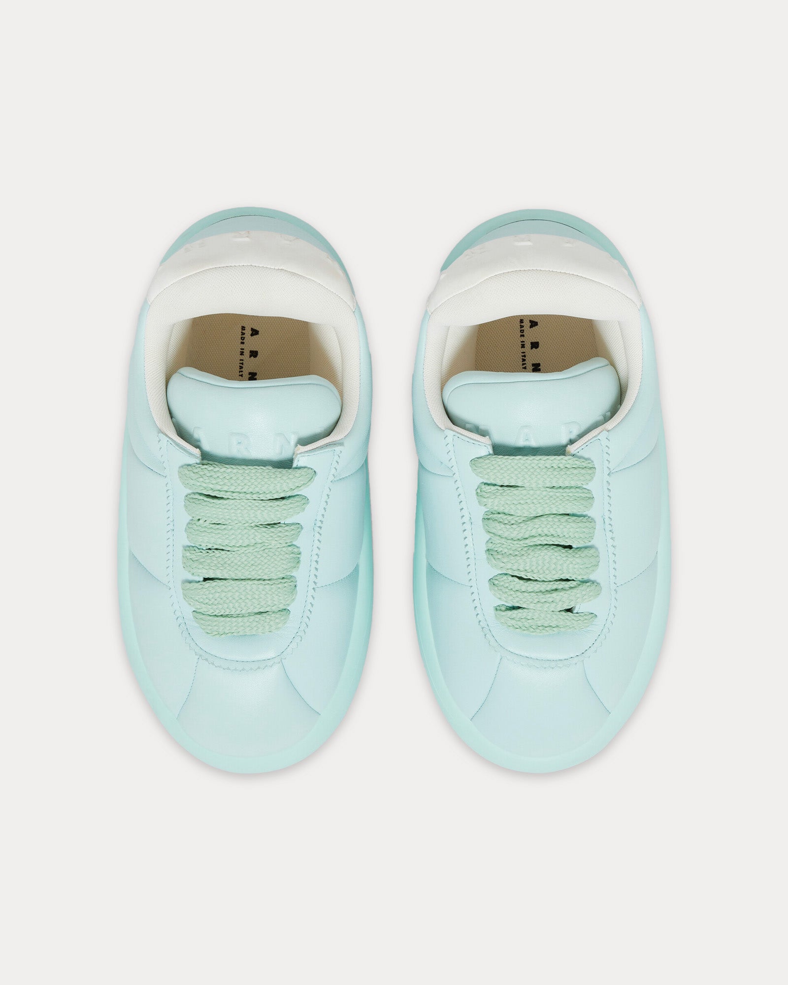 Marni - Bigfoot 2.0 Leather Light Blue Low Top Sneakers