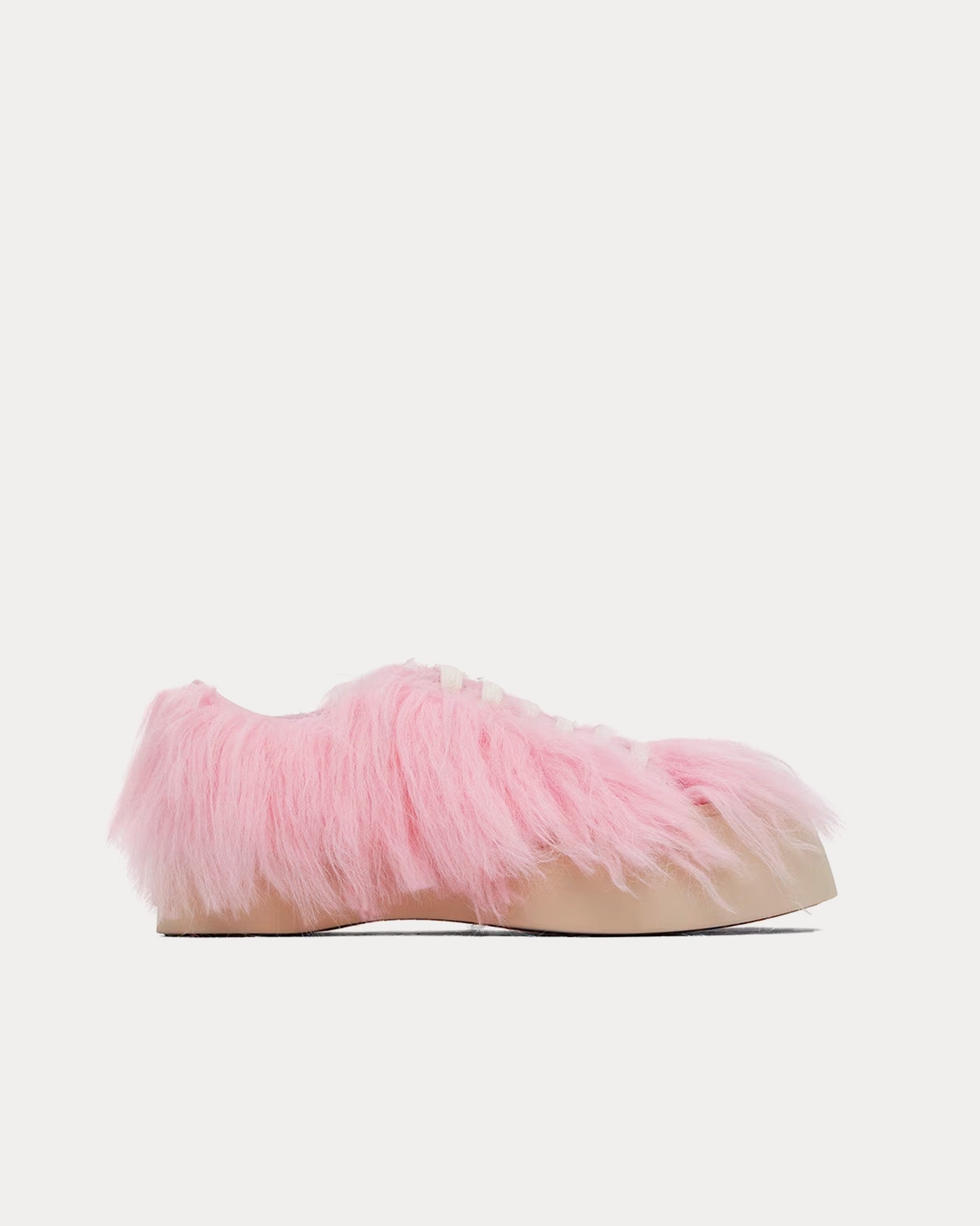 Marni - Pablo Calf-Hair Lilla Pink Low Top Sneakers