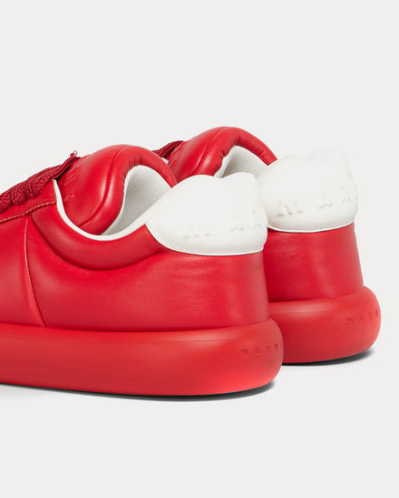 Marni BigFoot 2.0 Crimson Red Low Top Sneakers - 4