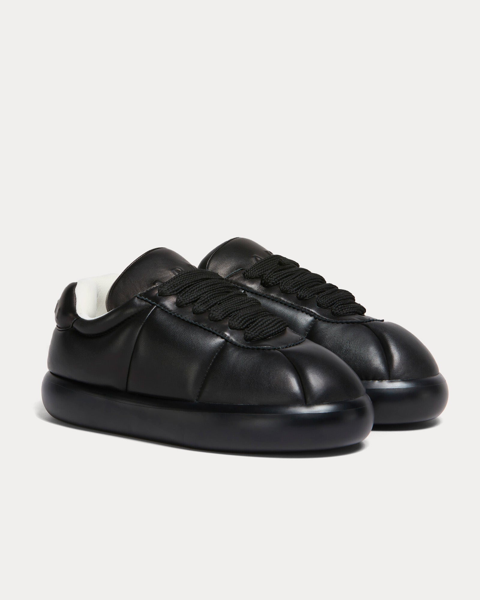 Marni - Bigfoot 2.0 Leather Black Low Top Sneakers