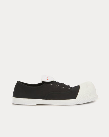 Marni New Wave Canvas Black Low Top Sneakers