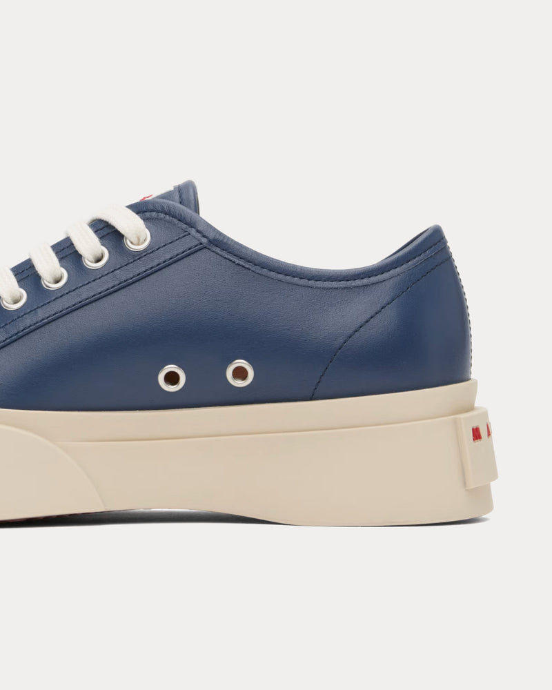 Marni Men's Pablo Nappa Leather Blue Lilac Low Top Sneakers