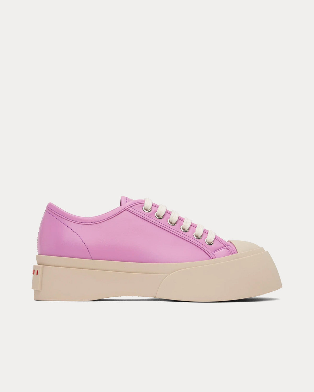Marni - Pablo Leather Lilac Low Top Sneakers