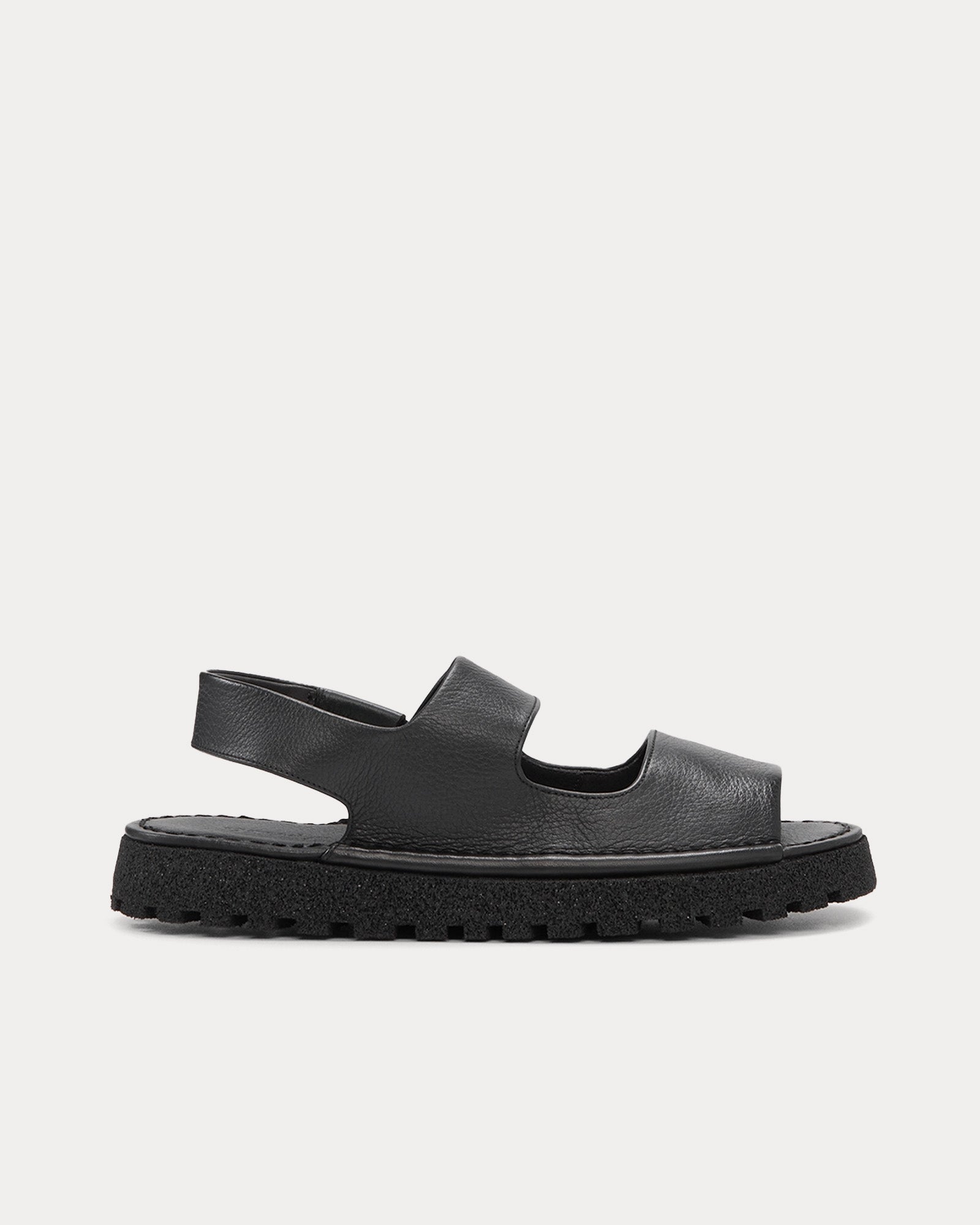 Marsell Women's Sanpomice Leather Black Sandals