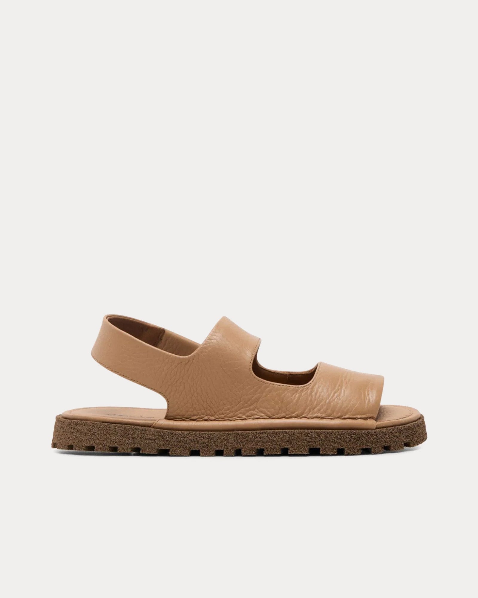 Marsell Women's Sanpomice Leather Hazelnut Sandals