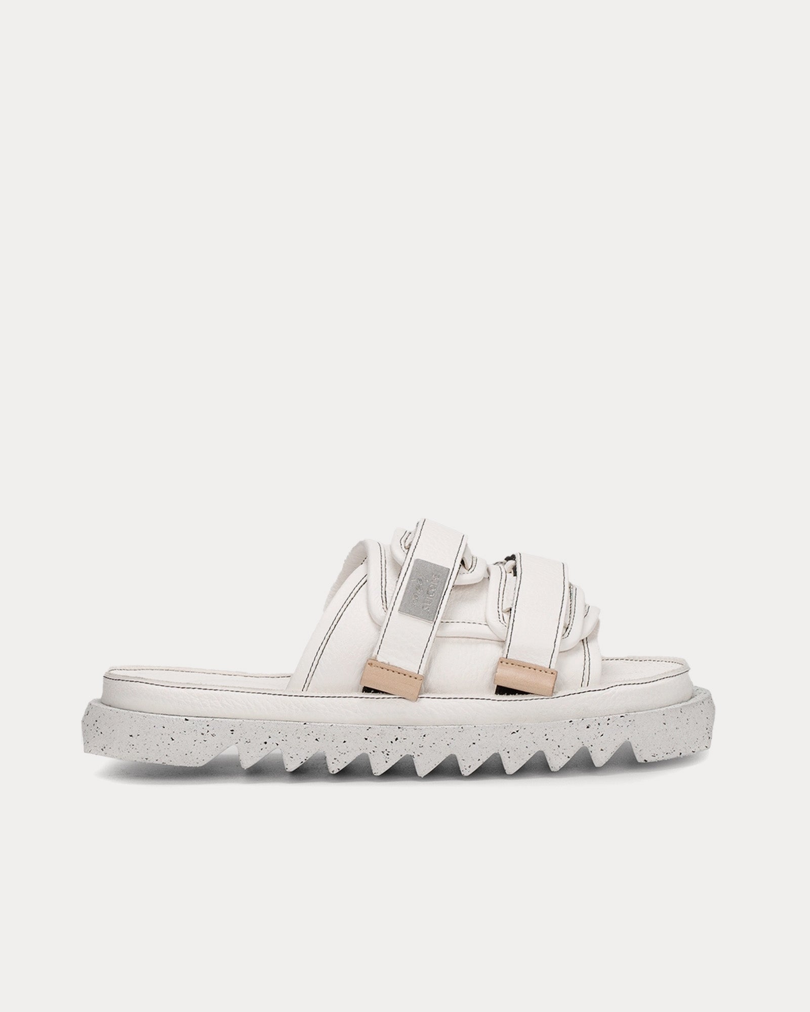 Marsell x Suicoke Men's Moto Leather Optical White Sandals
