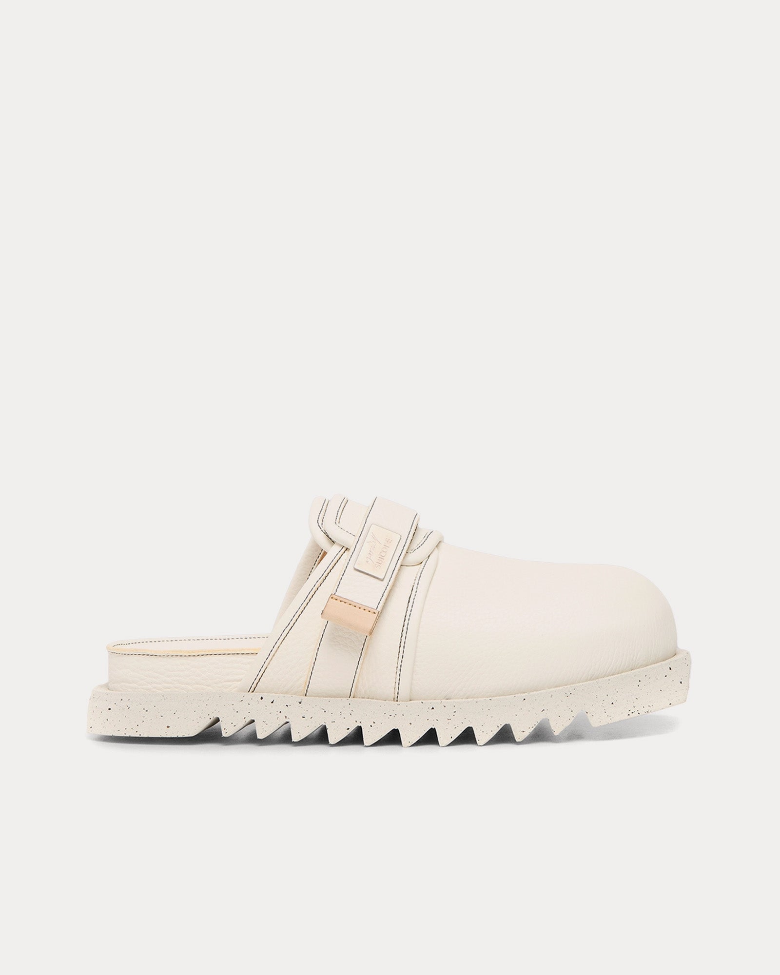 Marsell x Suicoke Men's Zavo Leather Optical White Mules