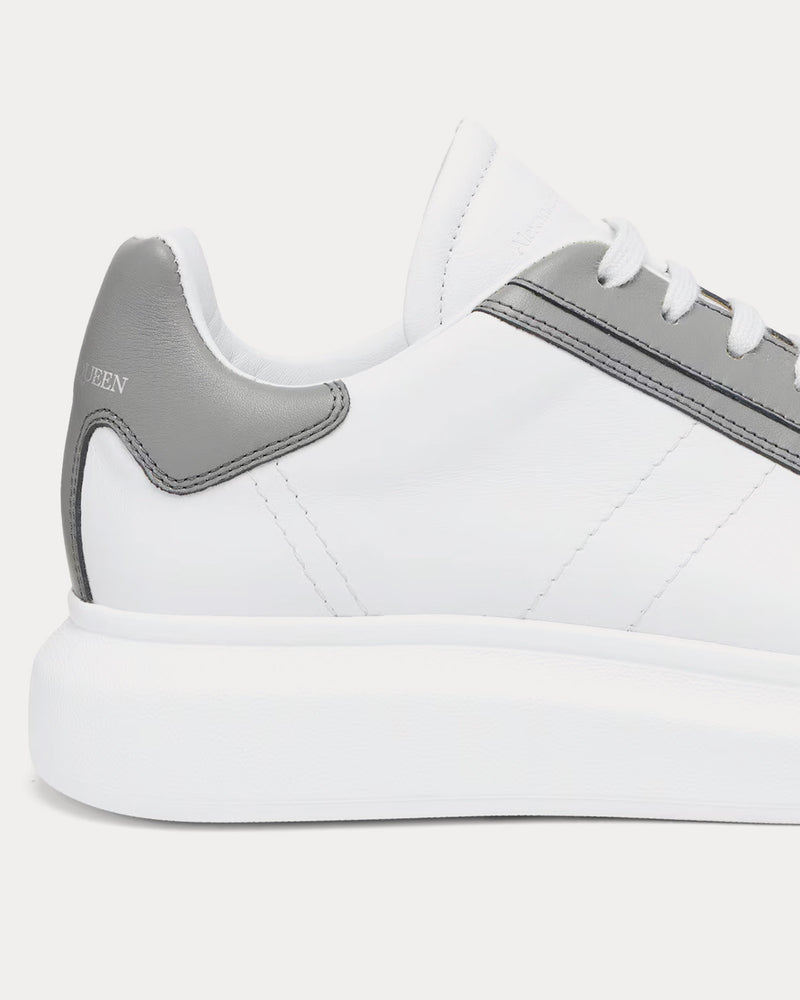 McQueen Oversized Retro Off White / Cool Grey Low Top Sneakers - 4