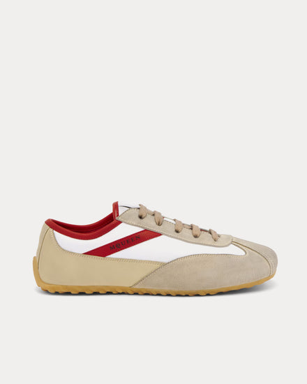 McQueen Boxe White / Red Low Top Sneakers - 1