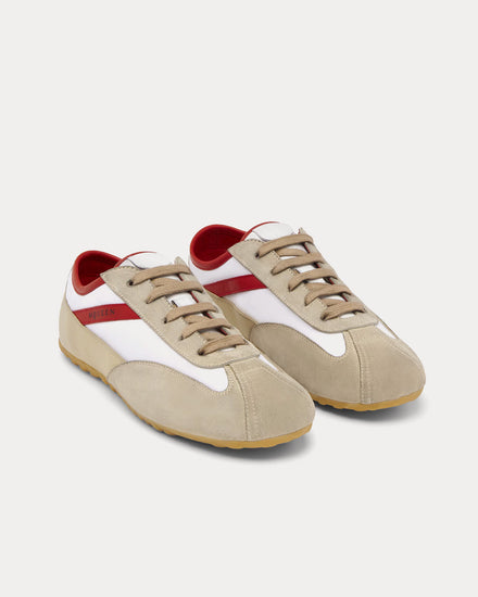 McQueen Boxe White / Red Low Top Sneakers - 2