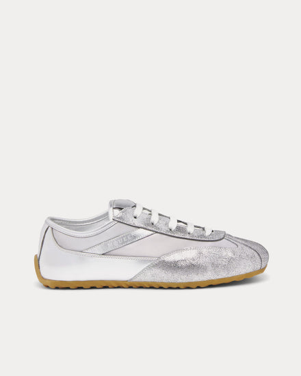 McQueen Boxe Silver Low Top Sneakers - 1