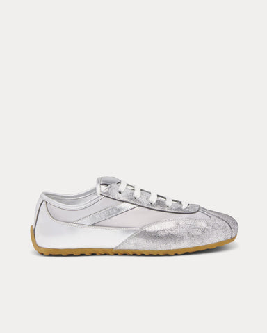McQueen Boxe Silver Low Top Sneakers