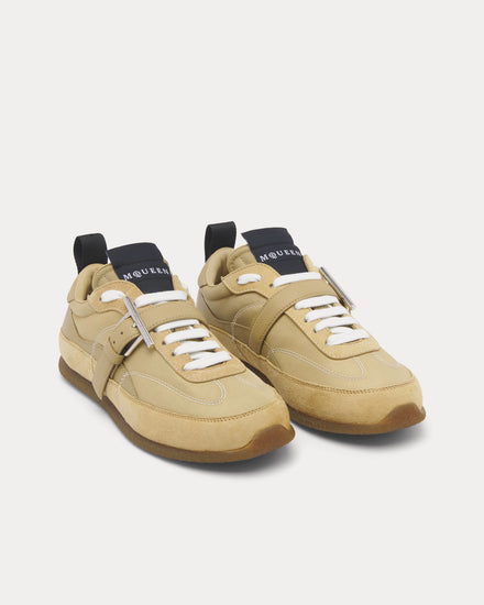 McQueen EC1 T-Bar Brown Low Top Sneakers - 2