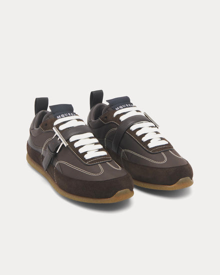 McQueen EC1 T-Bar Dark Brown Low Top Sneakers - 2