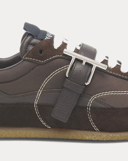 McQueen EC1 T-Bar Dark Brown Low Top Sneakers - 4
