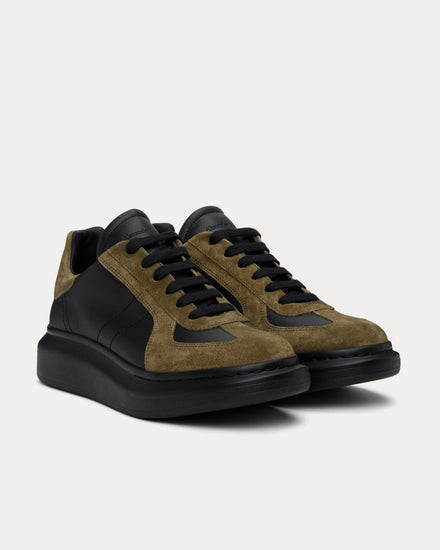 McQueen Oversized Retro Black / Khaki Low Top Sneakers - 2