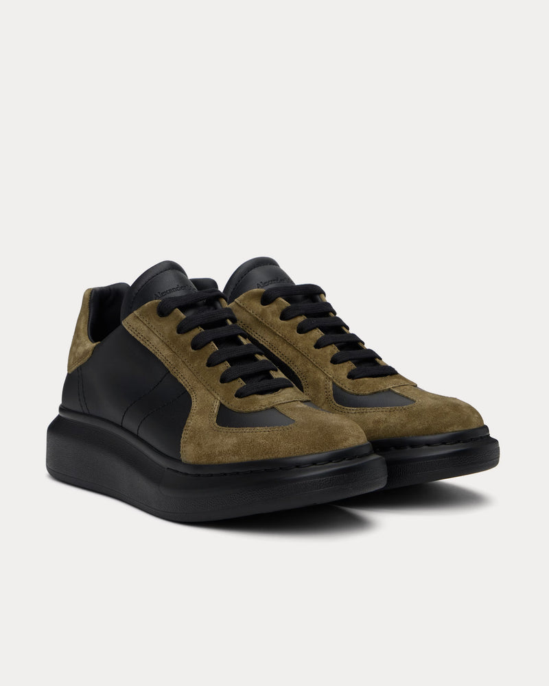McQueen Oversized Retro Black / Khaki Low Top Sneakers - 2