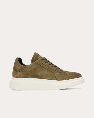 McQueen Oversized Retro Khaki Low Top Sneakers