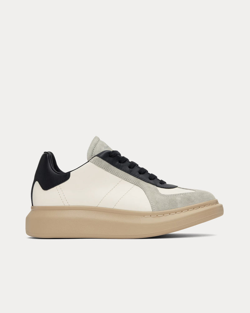 McQueen Oversized Retro Off White / Grey / Black Low Top Sneakers - 1