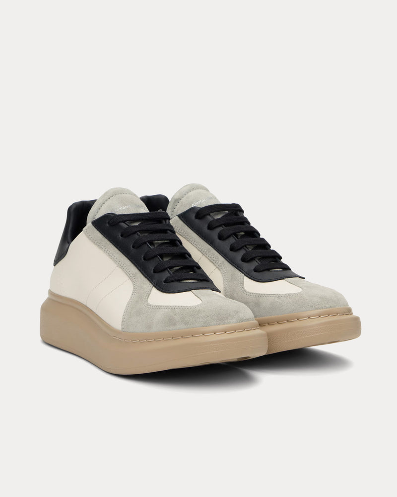 McQueen Oversized Retro Off White / Grey / Black Low Top Sneakers - 2