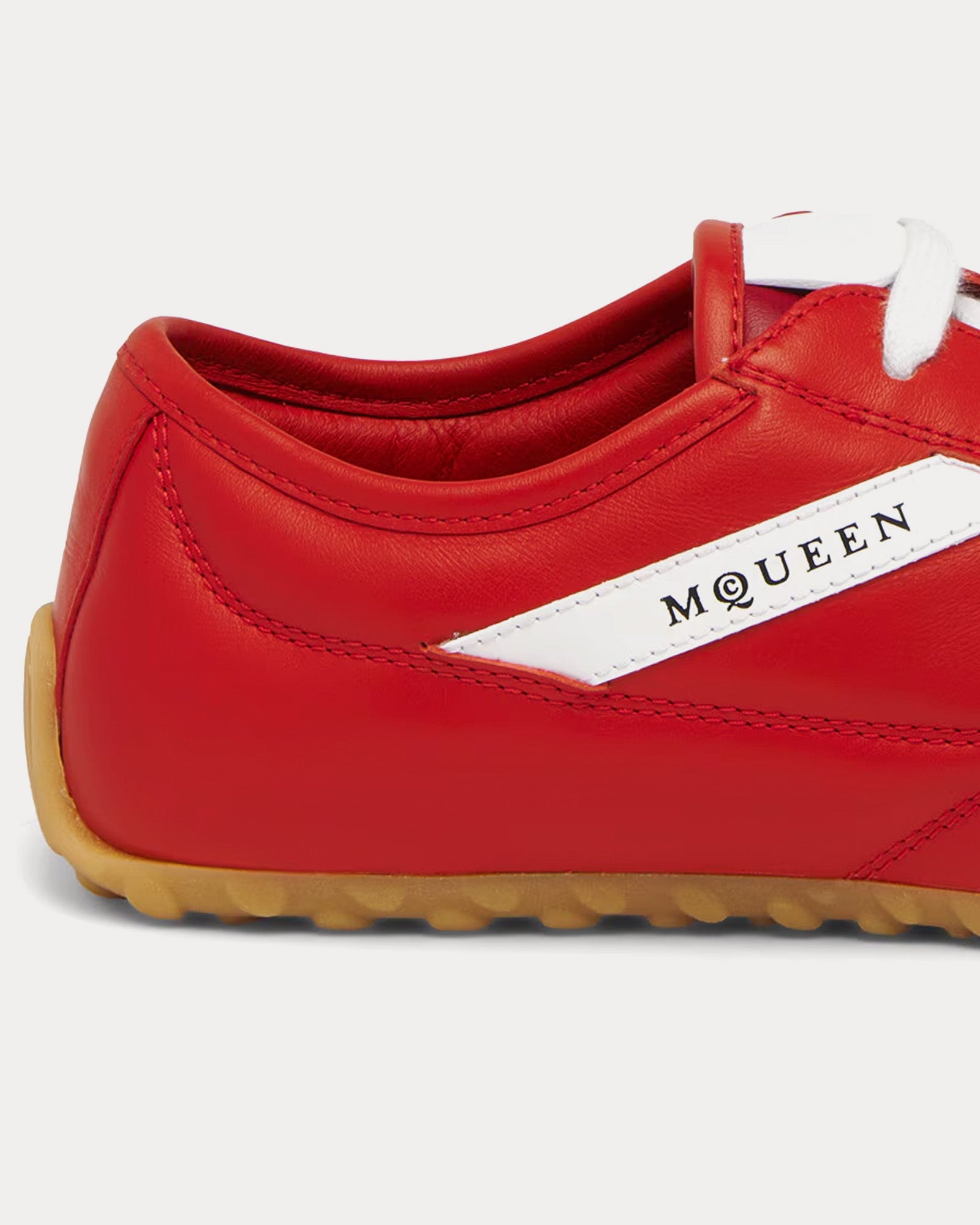McQueen Men's Boxe Red Low Top Sneakers