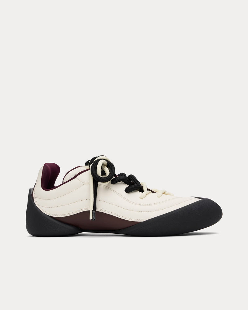McQueen Flexion Off-White / Bordeaux Low Top Sneakers - 1