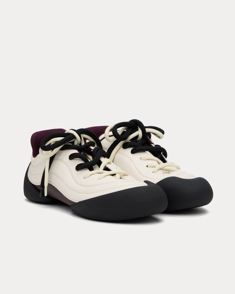 McQueen Flexion Off-White / Bordeaux Low Top Sneakers - 2