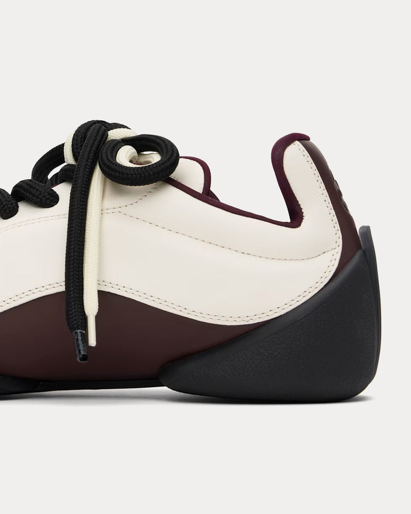 McQueen Flexion Off-White / Bordeaux Low Top Sneakers - 4