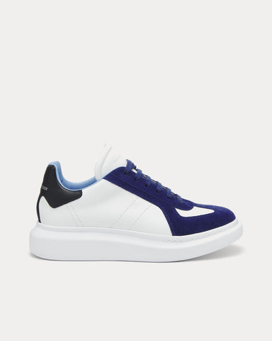 McQueen Oversized Retro White / Blue Low Top Sneakers