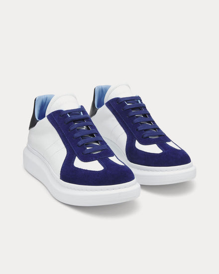 McQueen Oversized Retro White / Blue Low Top Sneakers - 2