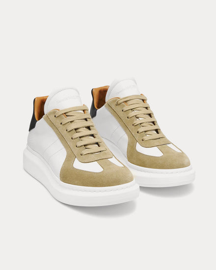 McQueen Oversized Retro White / Rock / Black Low Top Sneakers - 2