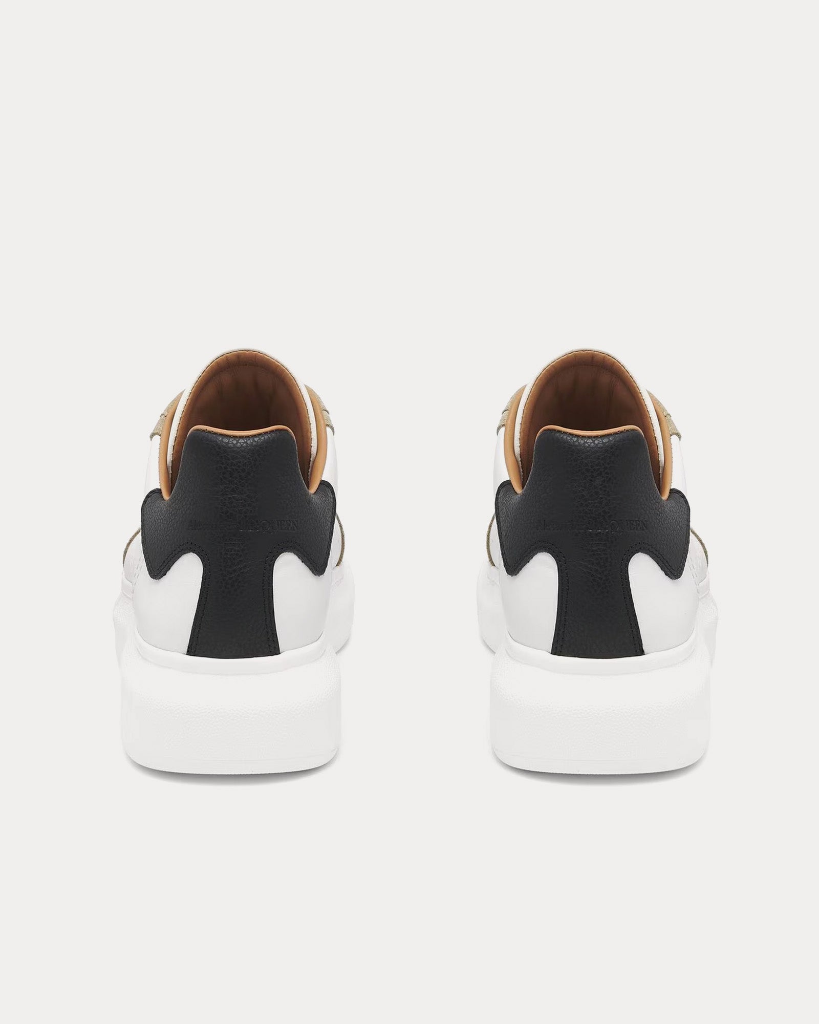 McQueen Men's Oversized Retro White / Rock / Black Low Top Sneakers ...