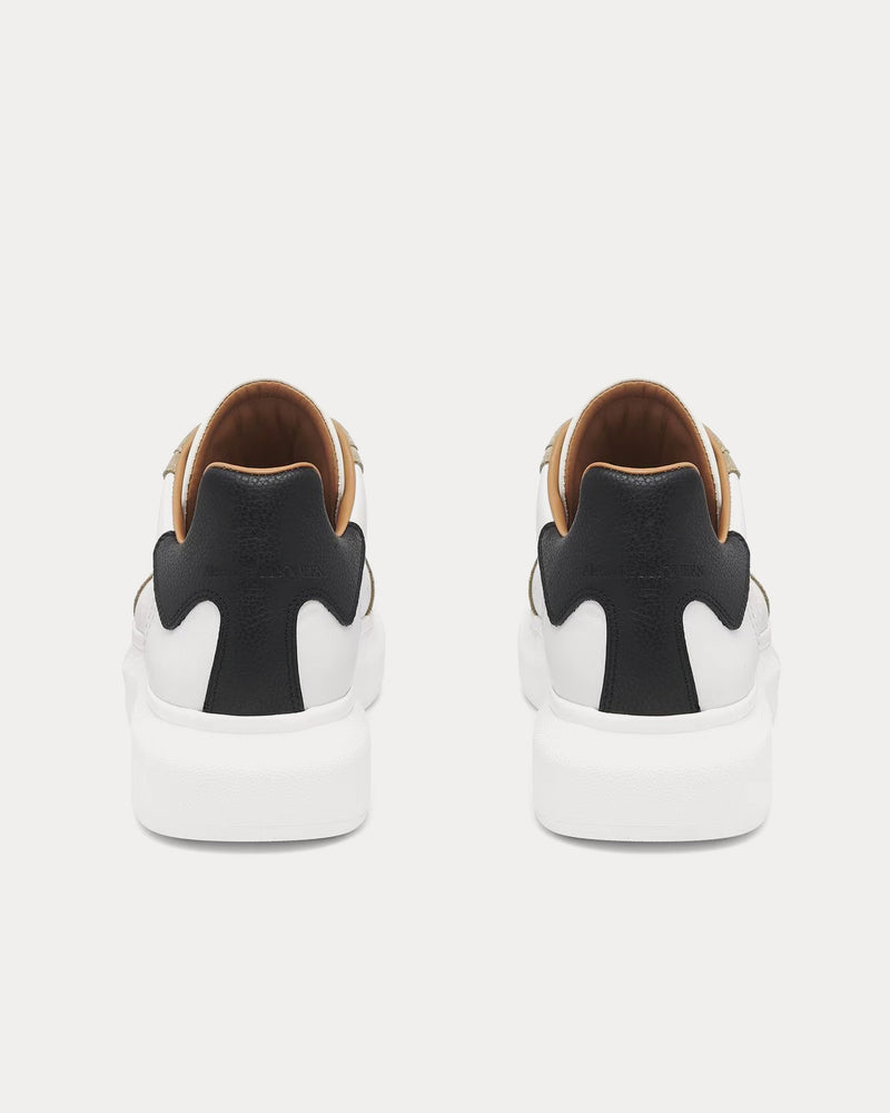 McQueen Oversized Retro White / Rock / Black Low Top Sneakers - 3