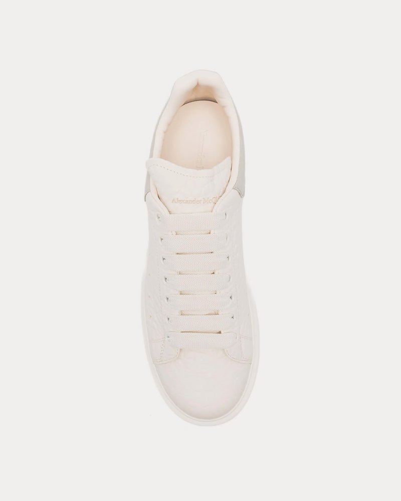 McQueen Oversized Sneaker Dumbo Leather Off White / Green Low Top Sneakers - 2
