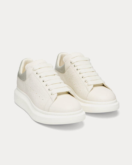 McQueen Oversized Sneaker Dumbo Leather Off White / Green Low Top Sneakers - 3