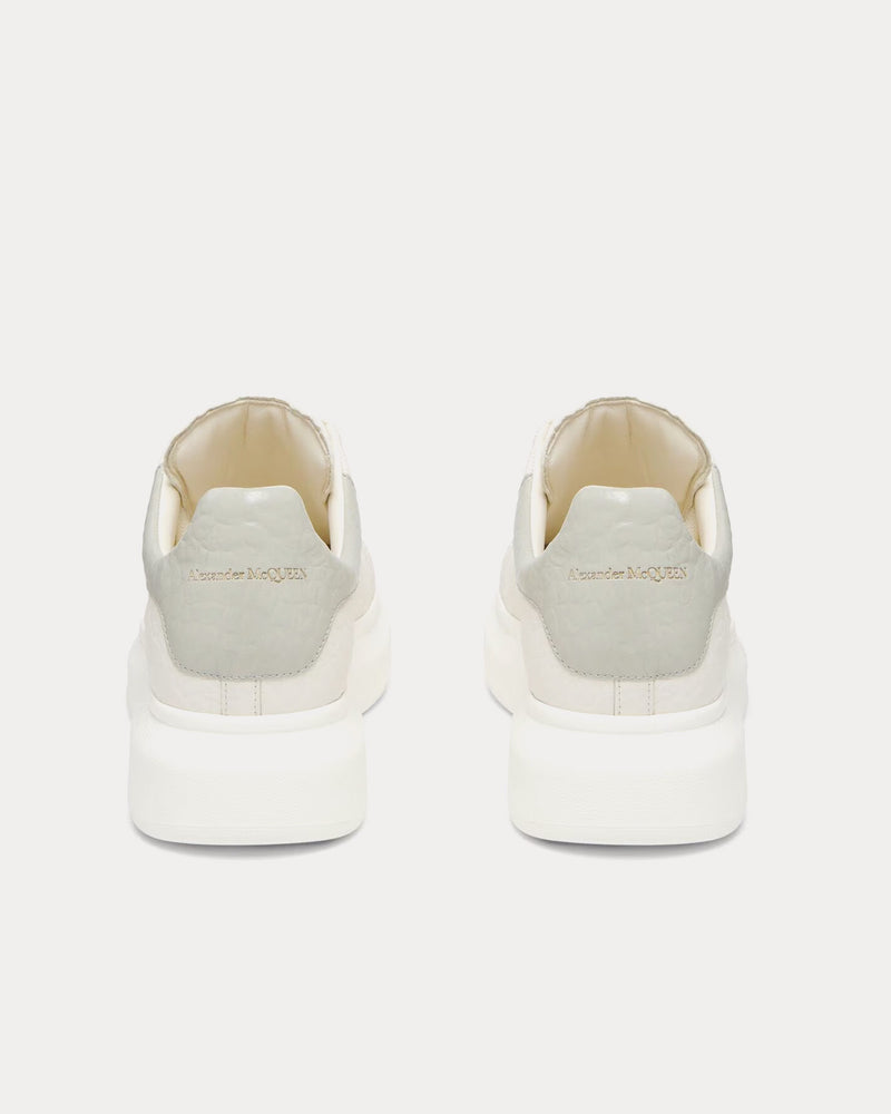 McQueen Oversized Sneaker Dumbo Leather Off White / Green Low Top Sneakers - 4