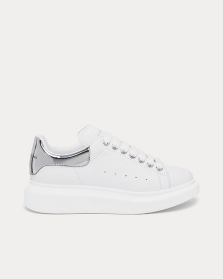 McQueen Oversized Sneaker White / Mirror Low Top Sneakers - 1