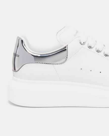 McQueen Oversized Sneaker White / Mirror Low Top Sneakers - 5