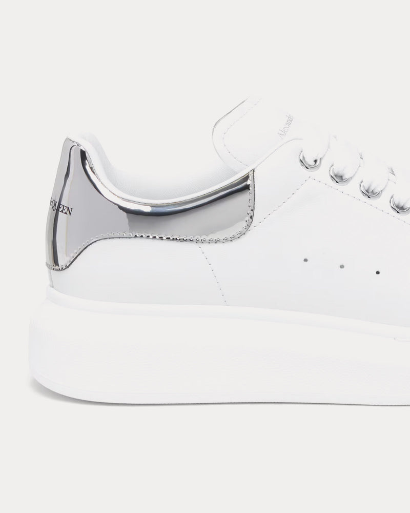 McQueen Oversized Sneaker White / Mirror Low Top Sneakers - 5
