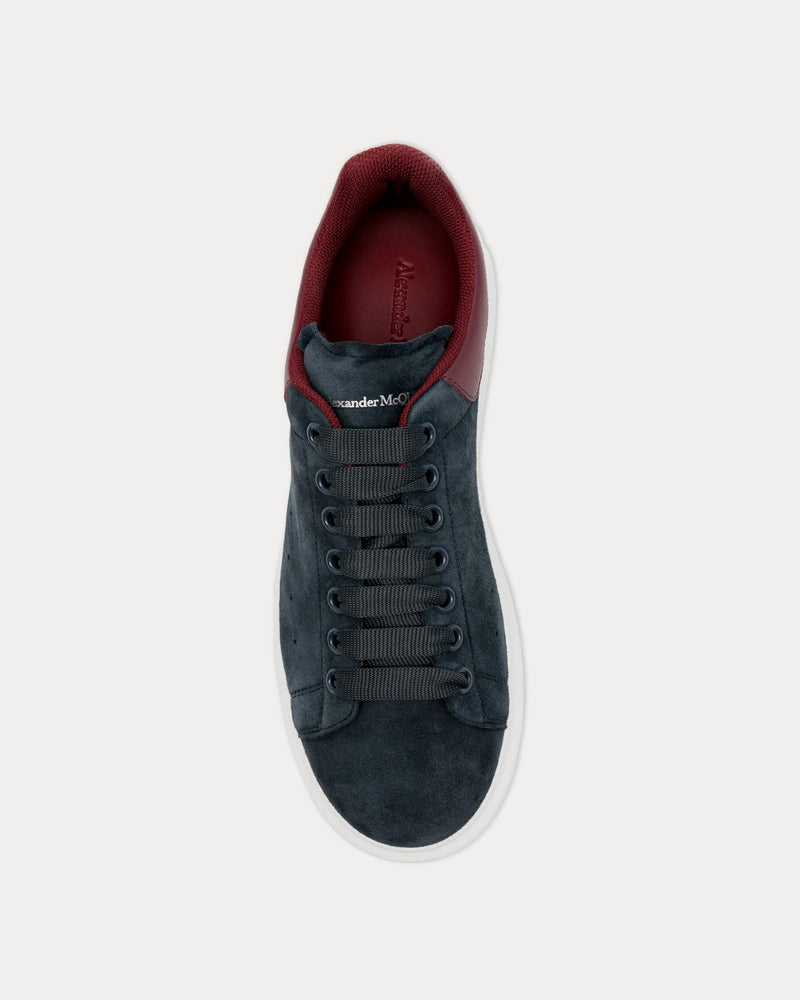 McQueen Oversized Sneaker Suede Blue / Bordeaux Low Top Sneakers - 2