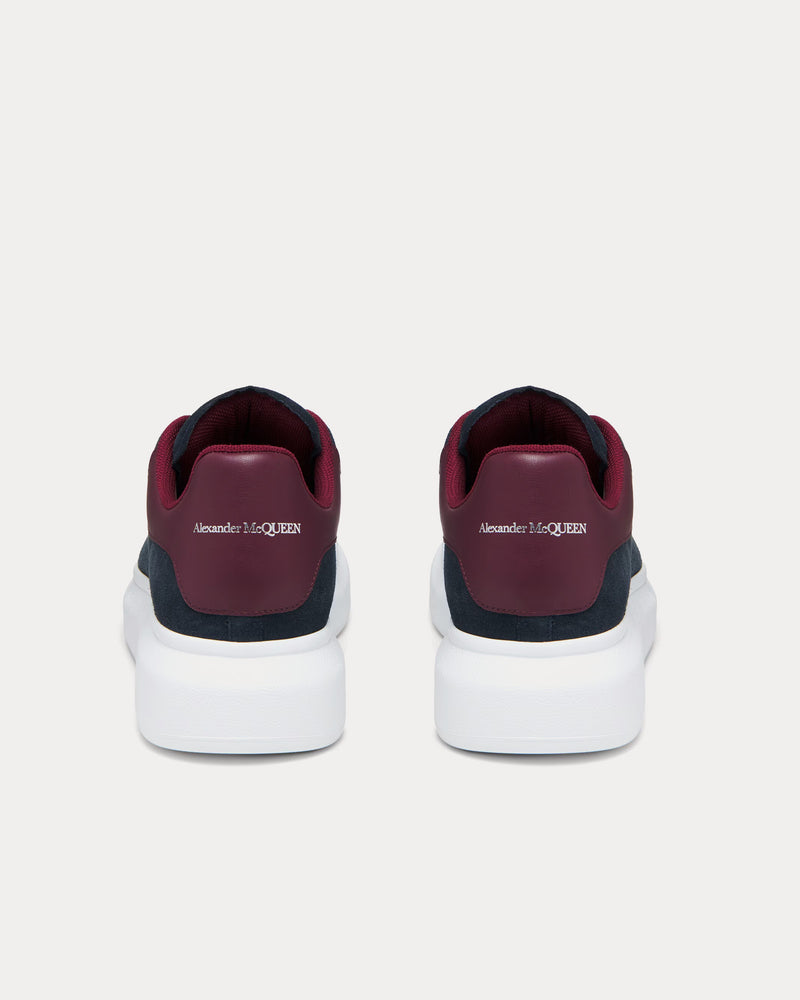McQueen Oversized Sneaker Suede Blue / Bordeaux Low Top Sneakers - 4