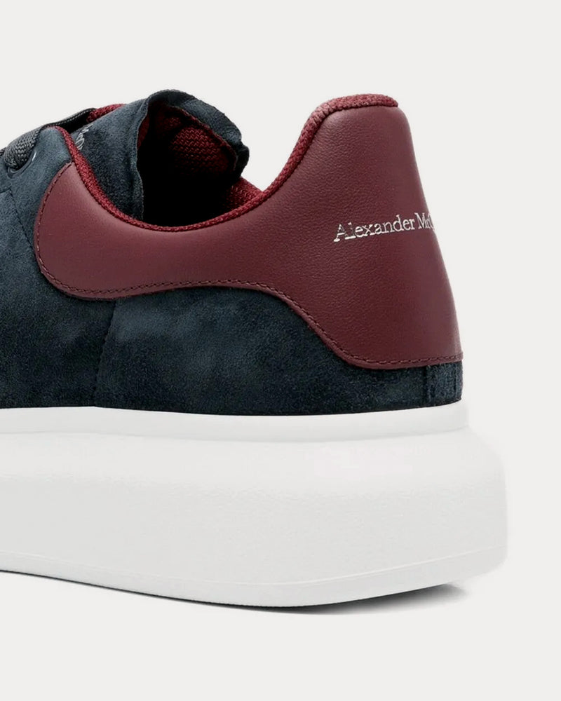 McQueen Oversized Sneaker Suede Blue / Bordeaux Low Top Sneakers - 5