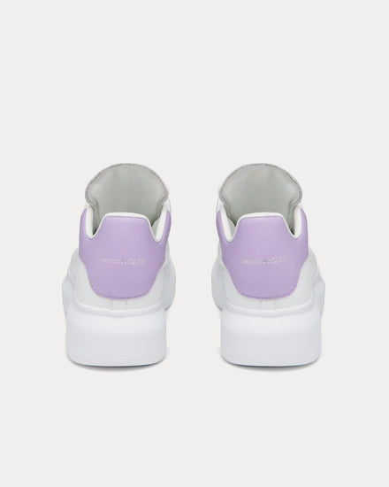 McQueen Oversized Sneaker Calf Leather White / Lilac Low Top Sneakers - 3