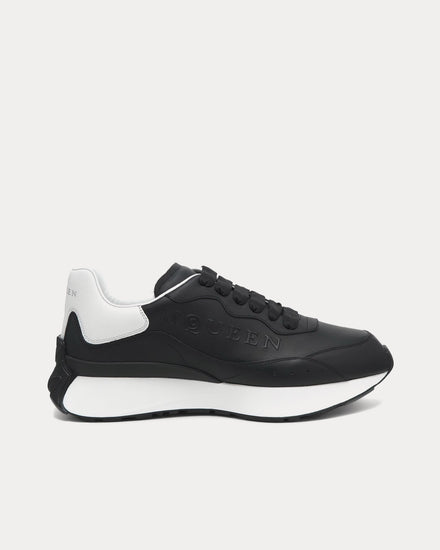 McQueen Sprint Runner Black / White Low Top Sneakers - 1