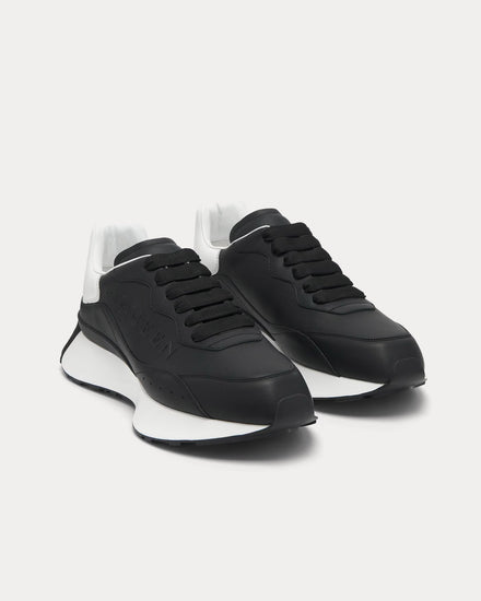 McQueen Sprint Runner Black / White Low Top Sneakers - 2
