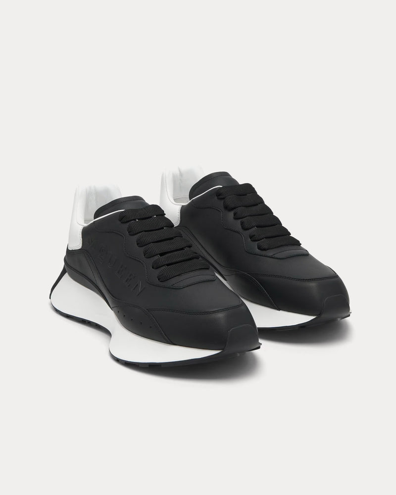 McQueen Sprint Runner Black / White Low Top Sneakers - 2