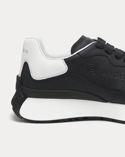 McQueen Sprint Runner Black / White Low Top Sneakers - 4